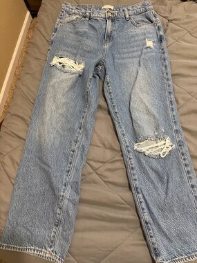PacSun Medium Wash Blue High-Rise Jeans